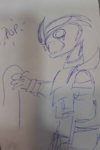 Litty's balloon is gone!