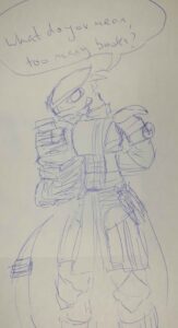 General Relkir after a trip to the library